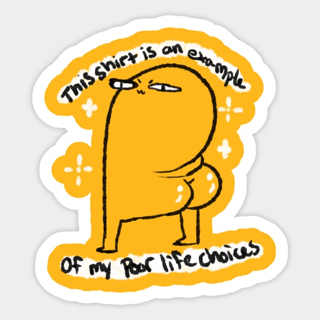 Poor Choices Sticker by 8bitWitch